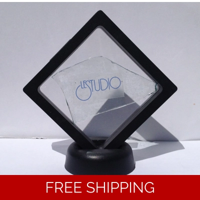 Piece of Le Studio Display Frame with piece of Glass from Le Studio Piece of Le Studio Display Frame with piece of Glass from Le Studio